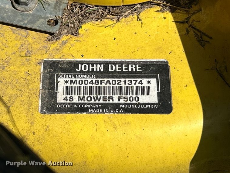 image for item EK4285 John Deere F525 lawn mower