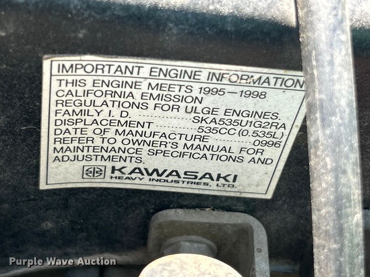 image for item EK4285 John Deere F525 lawn mower