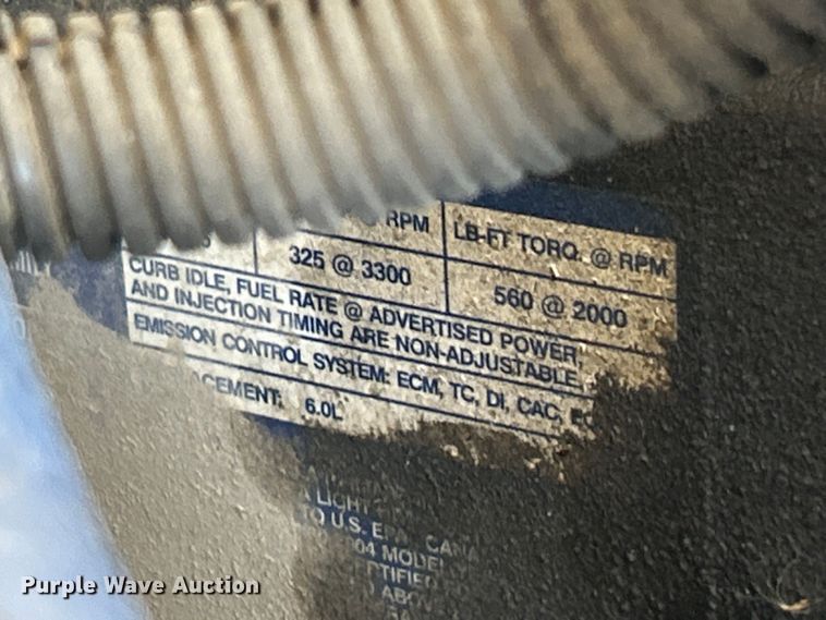 image for item EK4287 2004 Ford  F450 Super Duty XLT flatbed truck