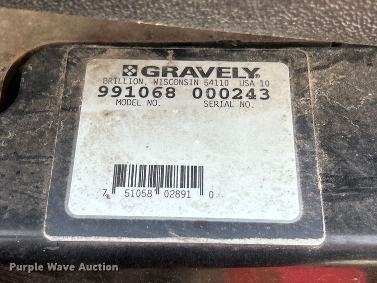 image for item EK4290 Gravely ZT 48HD ZTR lawn mower