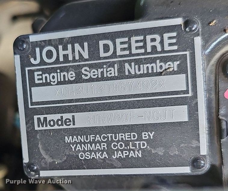 image for item EK5629 2016 John Deere  1025R tractor