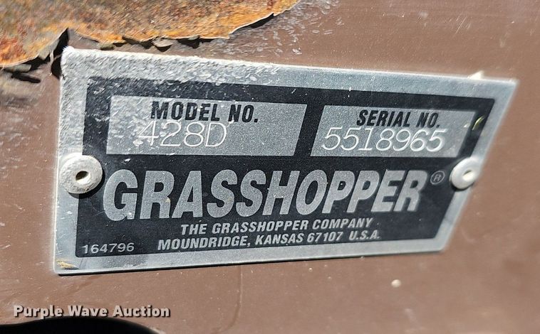 image for item EK5661 Grasshopper  428D ZTR lawn mower