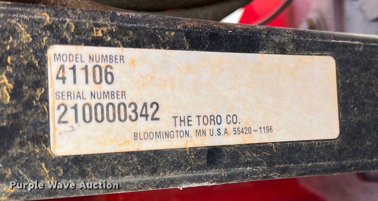 image for item JS9971 Toro Multipro 1250 turf sprayer