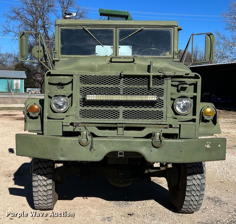 image for item JT9038 1985 Am General  M923 flatbed truck