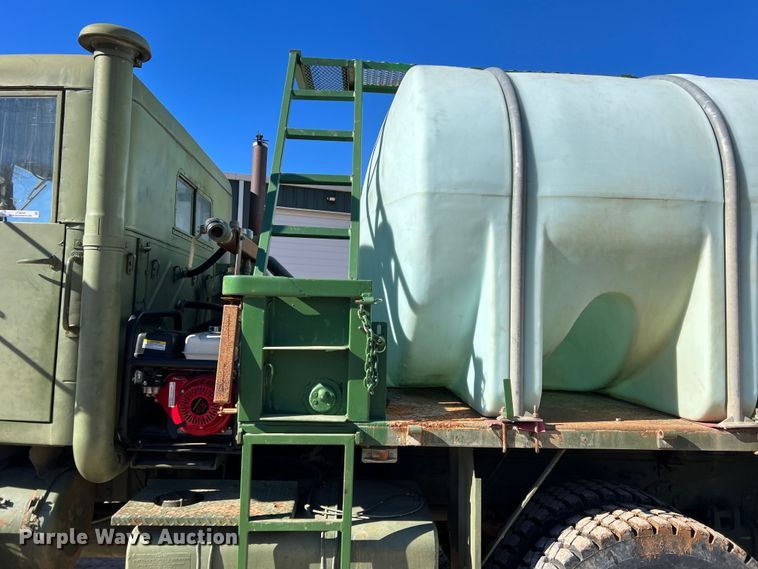 image for item JT9038 1985 Am General  M923 flatbed truck