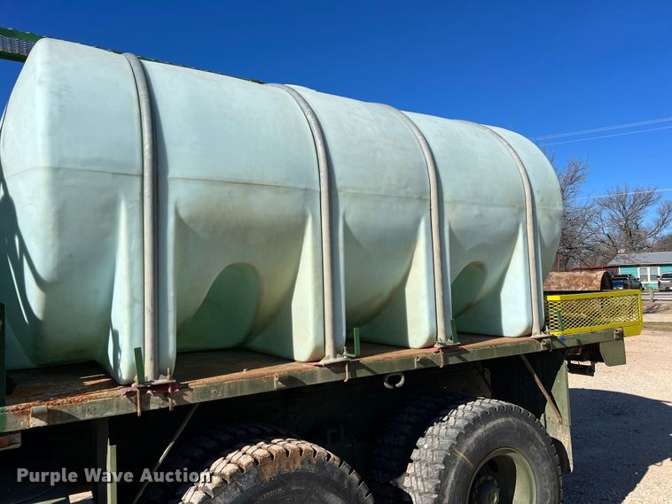 image for item JT9038 1985 Am General  M923 flatbed truck