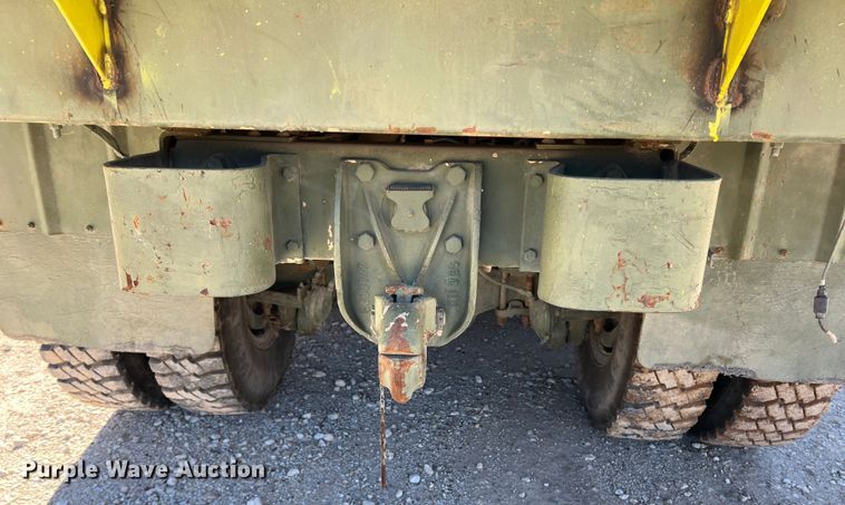 image for item JT9038 1985 Am General  M923 flatbed truck