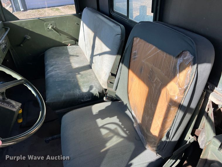 image for item JT9038 1985 Am General  M923 flatbed truck