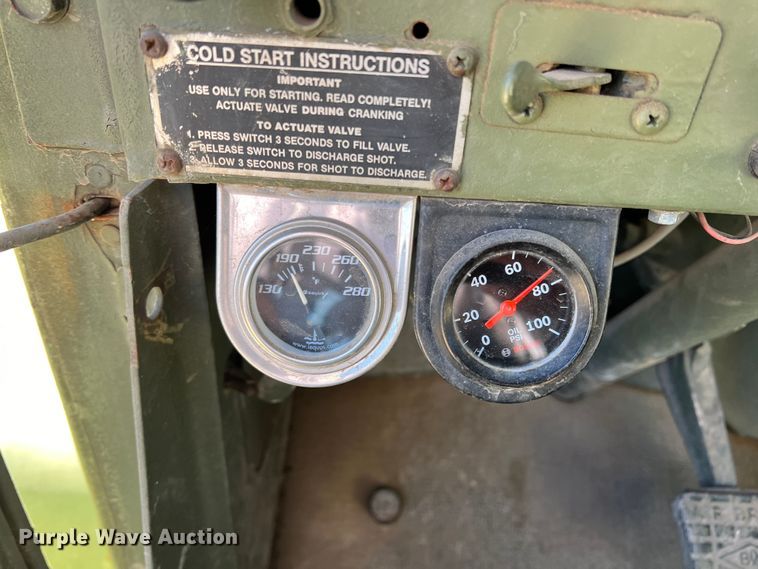 image for item JT9038 1985 Am General  M923 flatbed truck