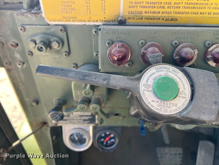 image for item JT9038 1985 Am General  M923 flatbed truck