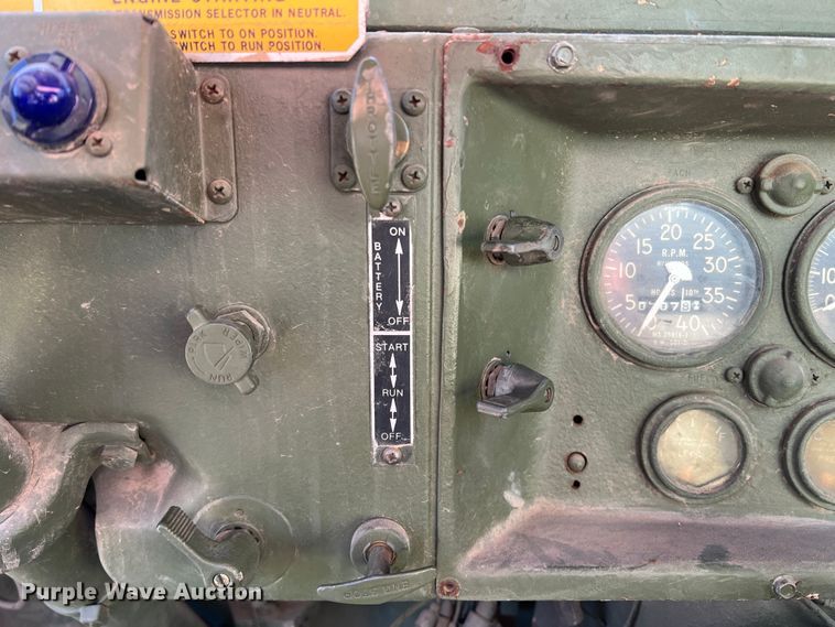 image for item JT9038 1985 Am General  M923 flatbed truck