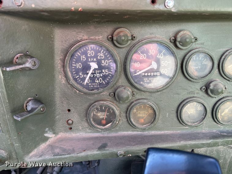 image for item JT9038 1985 Am General  M923 flatbed truck