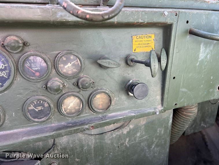 image for item JT9038 1985 Am General  M923 flatbed truck