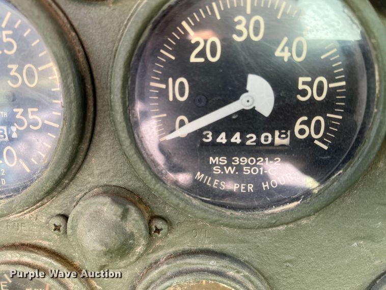 image for item JT9038 1985 Am General  M923 flatbed truck