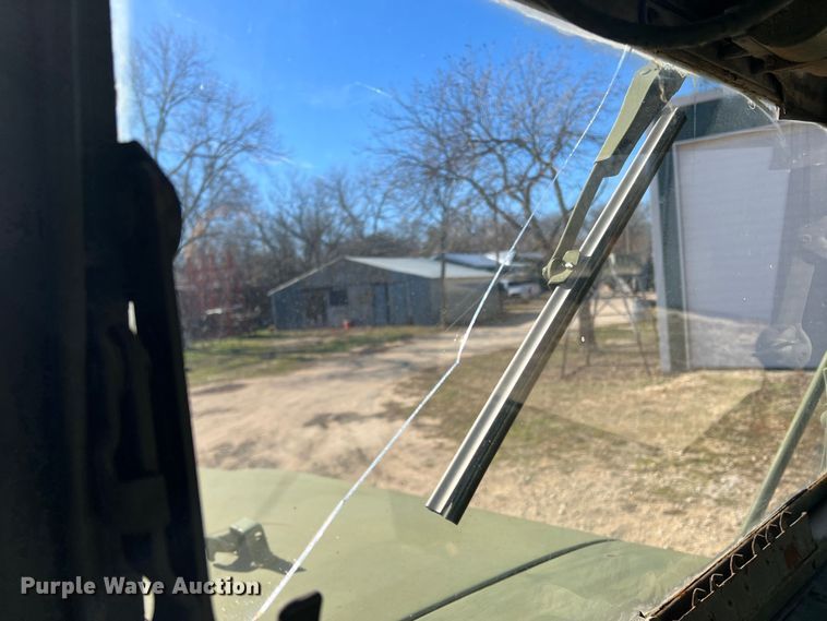 image for item JT9038 1985 Am General  M923 flatbed truck