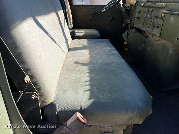 image for item JT9038 1985 Am General  M923 flatbed truck