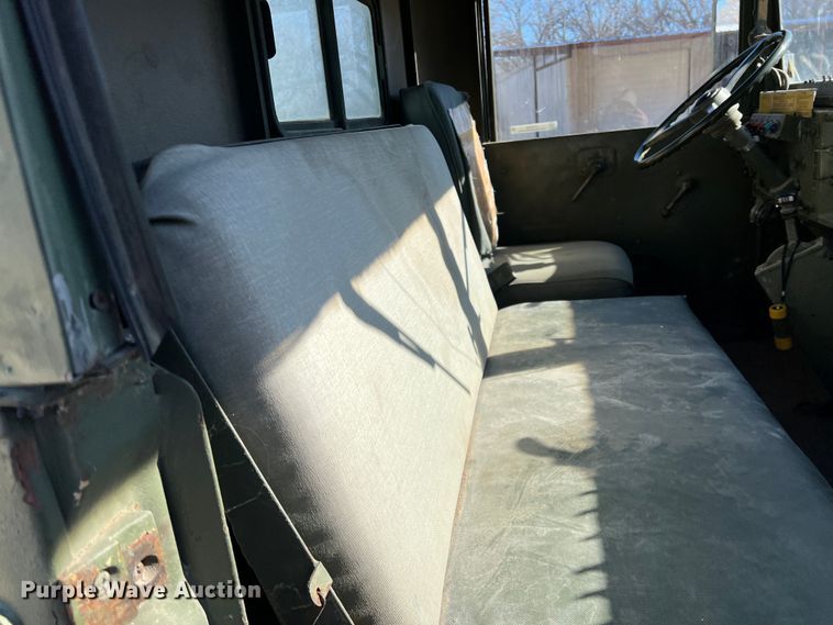 image for item JT9038 1985 Am General  M923 flatbed truck