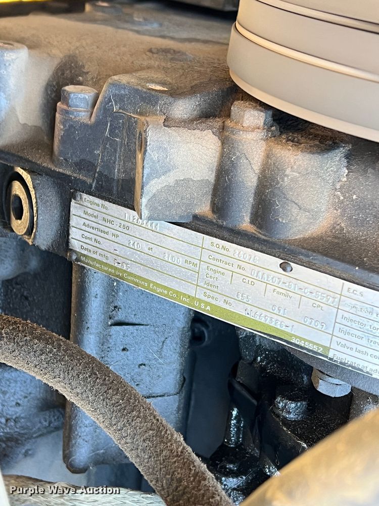 image for item JT9038 1985 Am General  M923 flatbed truck