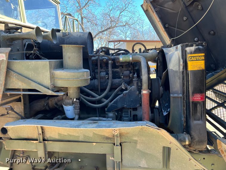 image for item JT9038 1985 Am General  M923 flatbed truck