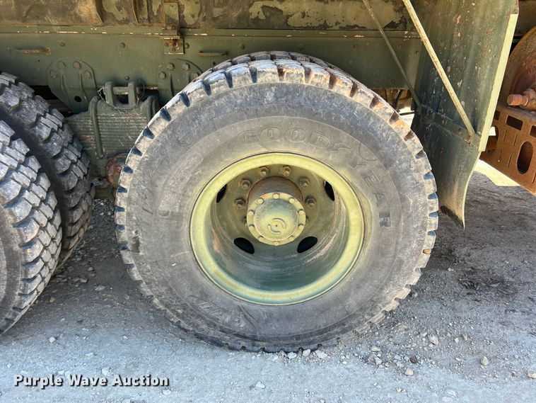 image for item JT9038 1985 Am General  M923 flatbed truck