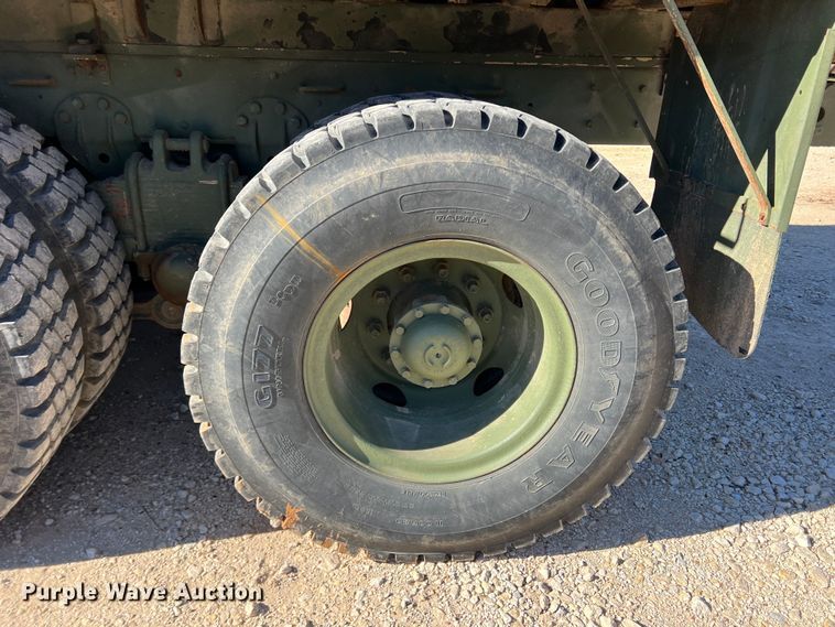 image for item JT9038 1985 Am General  M923 flatbed truck