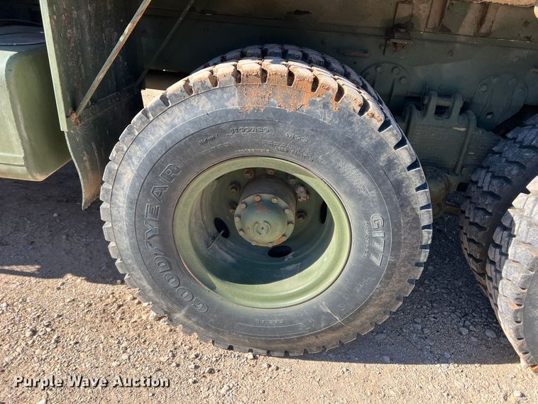 image for item JT9038 1985 Am General  M923 flatbed truck