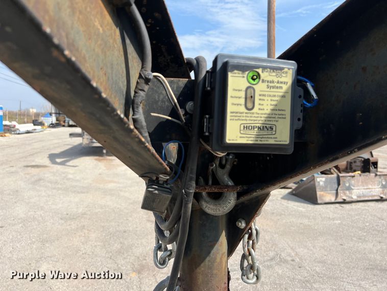 image for item KV9808 2012 Southwest Gooseneck equipment trailer