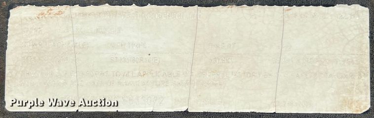 image for item KV9809 2013 Southwest Gooseneck equipment trailer