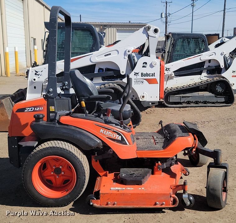 image for item LA9765 Kubota ZD1211RL ZTR lawn mower