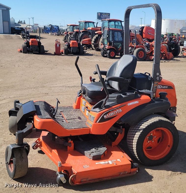 image for item LA9765 Kubota ZD1211RL ZTR lawn mower