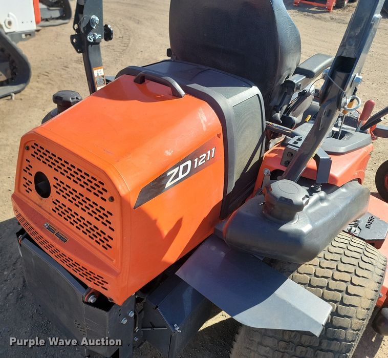 image for item LA9765 Kubota ZD1211RL ZTR lawn mower