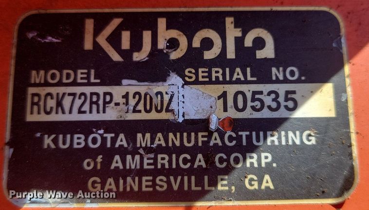 image for item LA9765 Kubota ZD1211RL ZTR lawn mower