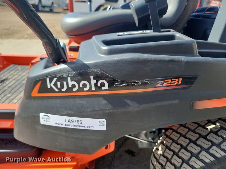 image for item LA9766 Kubota  Z231KW ZTR lawn mower