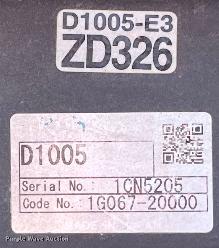 image for item LE9035 Kubota ZD326RP ZTR lawn mower