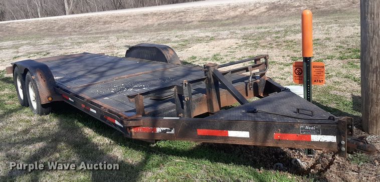 image for item MA9286 2006 Neal  F350 tilt deck equipment trailer