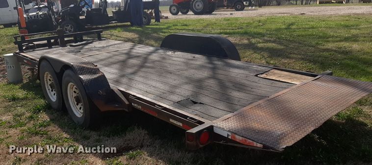 image for item MA9286 2006 Neal  F350 tilt deck equipment trailer