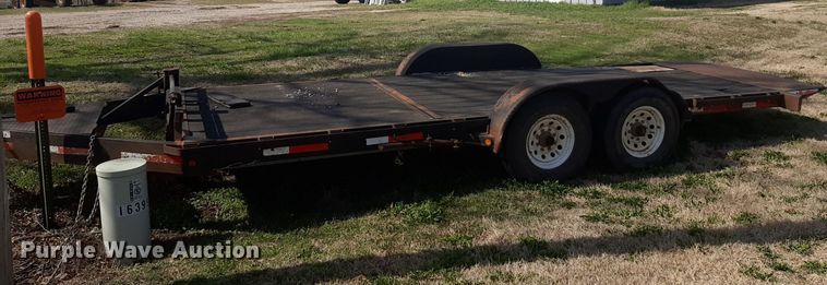 image for item MA9286 2006 Neal  F350 tilt deck equipment trailer