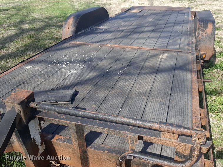 image for item MA9286 2006 Neal  F350 tilt deck equipment trailer