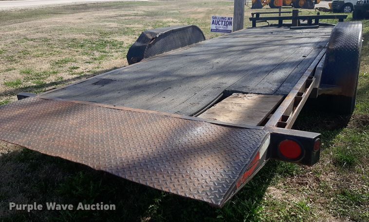 image for item MA9286 2006 Neal  F350 tilt deck equipment trailer