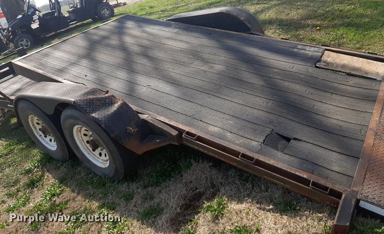 image for item MA9286 2006 Neal  F350 tilt deck equipment trailer