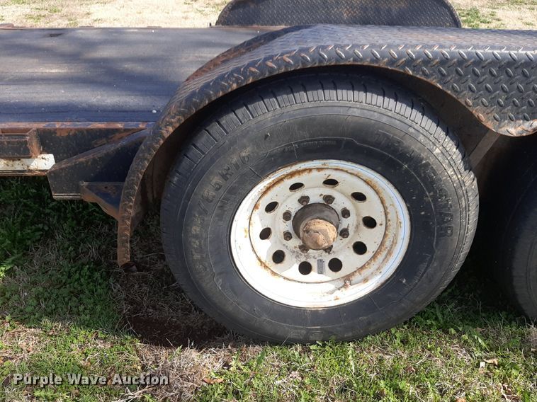 image for item MA9286 2006 Neal  F350 tilt deck equipment trailer