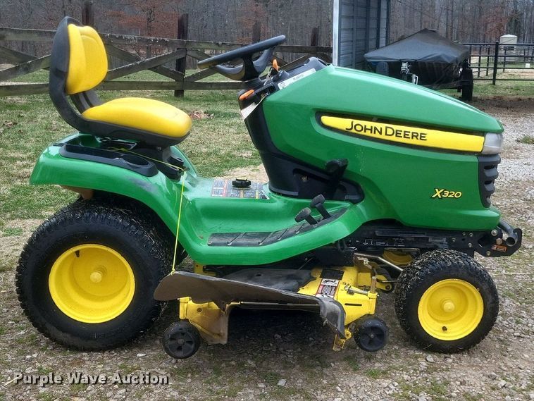 image for item MJ9010 2010 John Deere X320 lawn mower