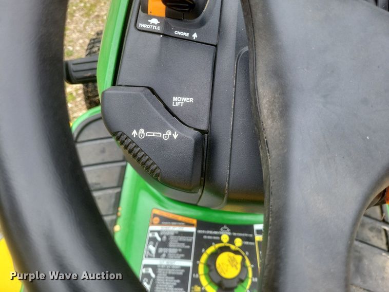 image for item MJ9010 2010 John Deere X320 lawn mower