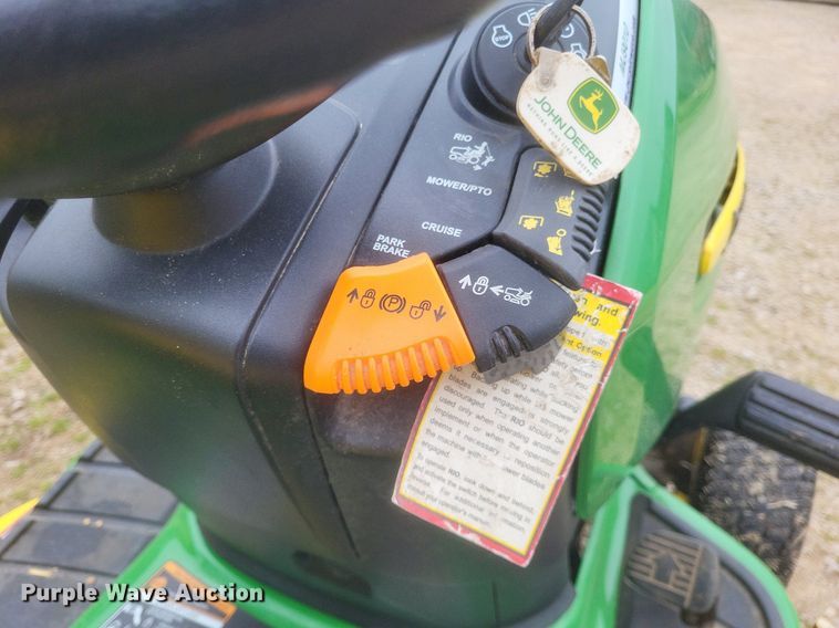 image for item MJ9010 2010 John Deere X320 lawn mower