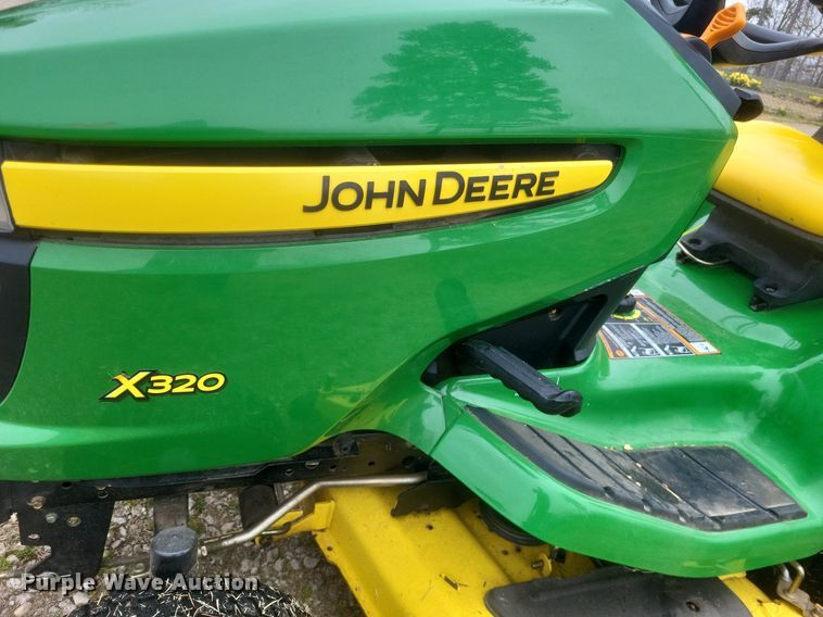 image for item MJ9010 2010 John Deere X320 lawn mower