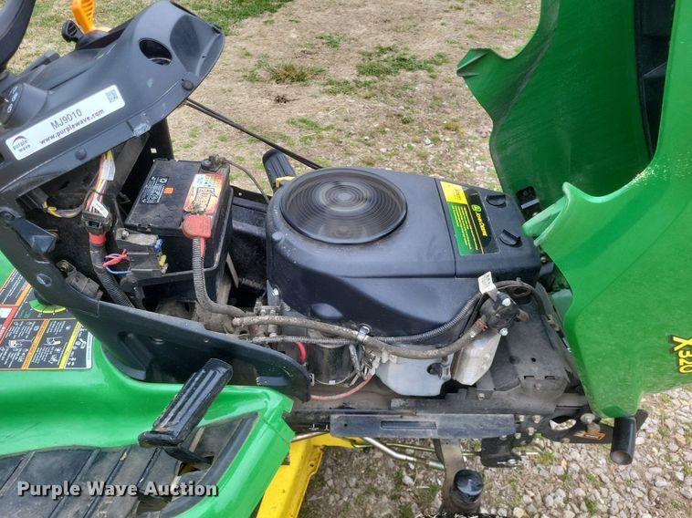 image for item MJ9010 2010 John Deere X320 lawn mower