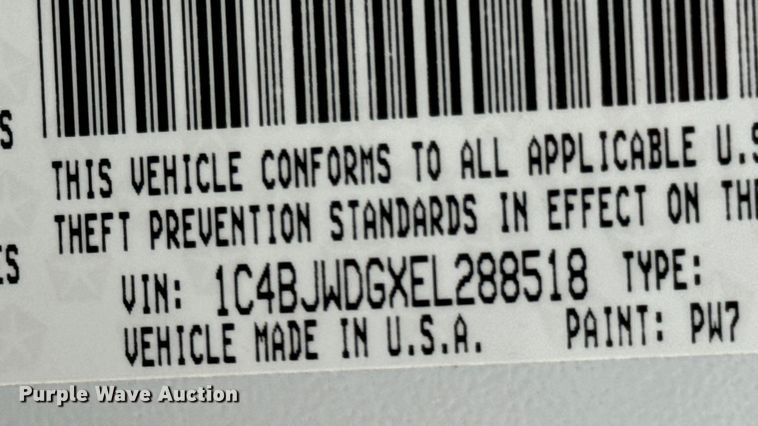 image for item ND9049 2014 Jeep Wrangler Sport Unlimited SUV