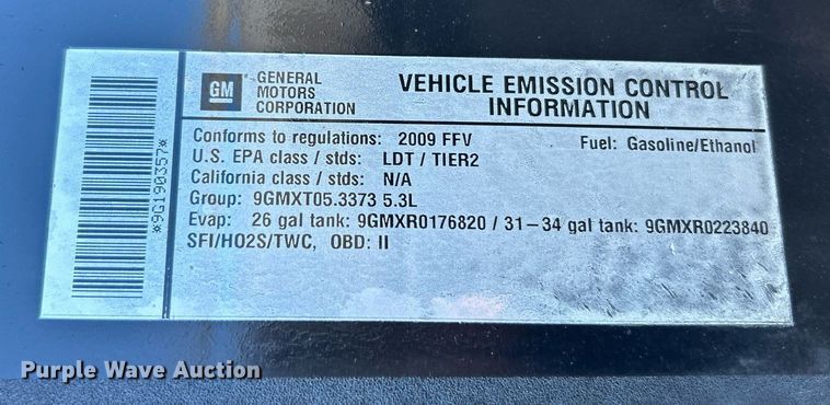 image for item NE9735 2009 Chevrolet Avalanche LT Crew Cab pickup truck