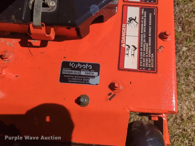 image for item NG9361 Kubota ZD331 ZTR lawn mower