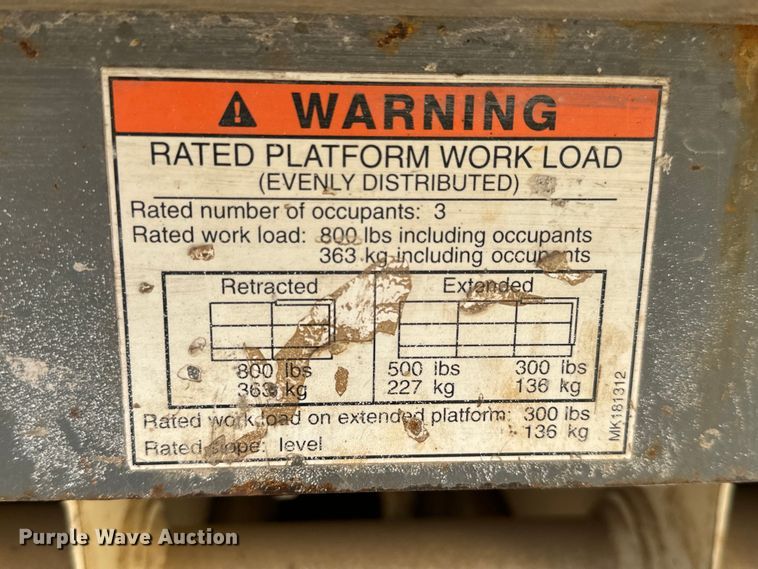 image for item NH9012 Terex TS20 scissor lift